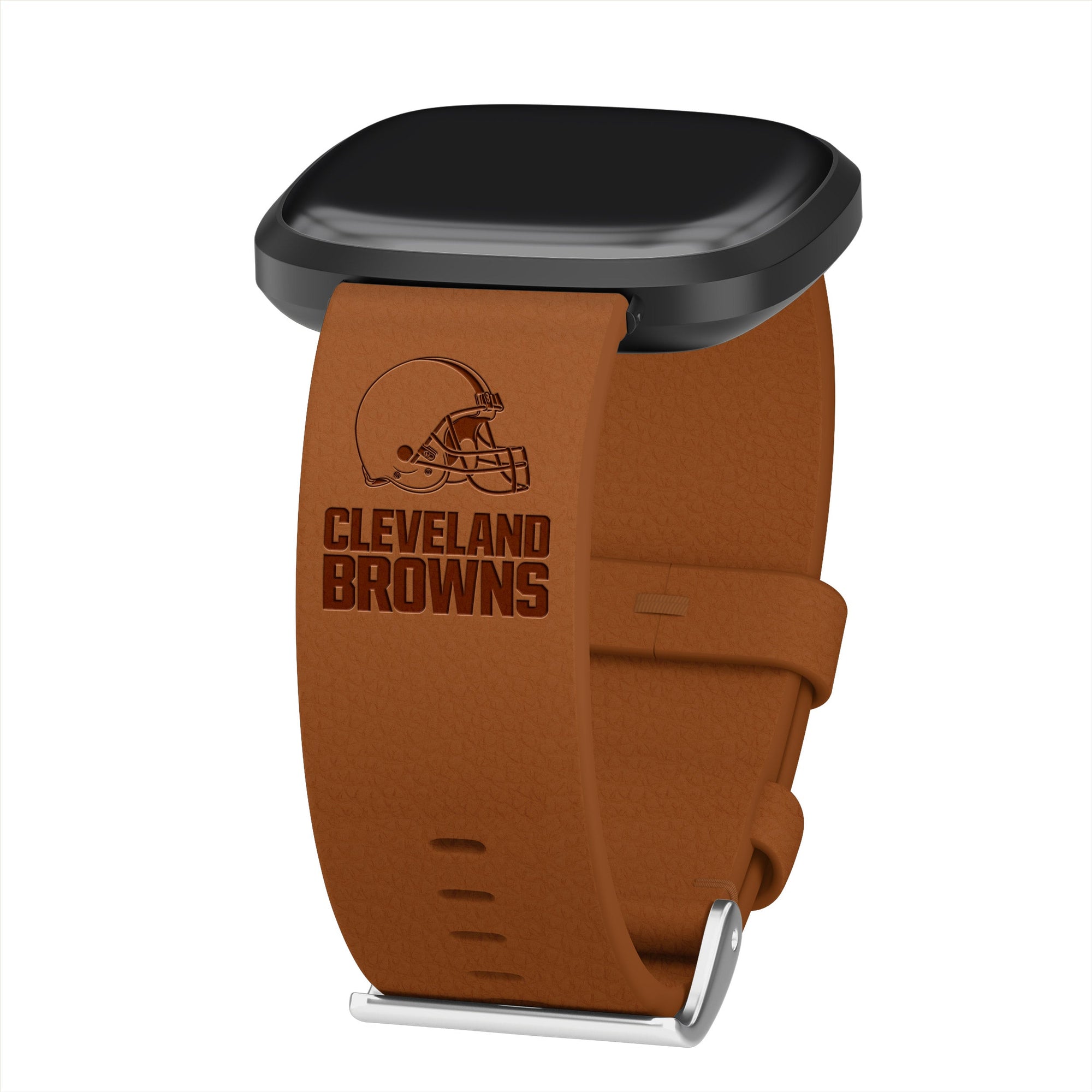 Cleveland Browns Leather Fitbit Watch Band