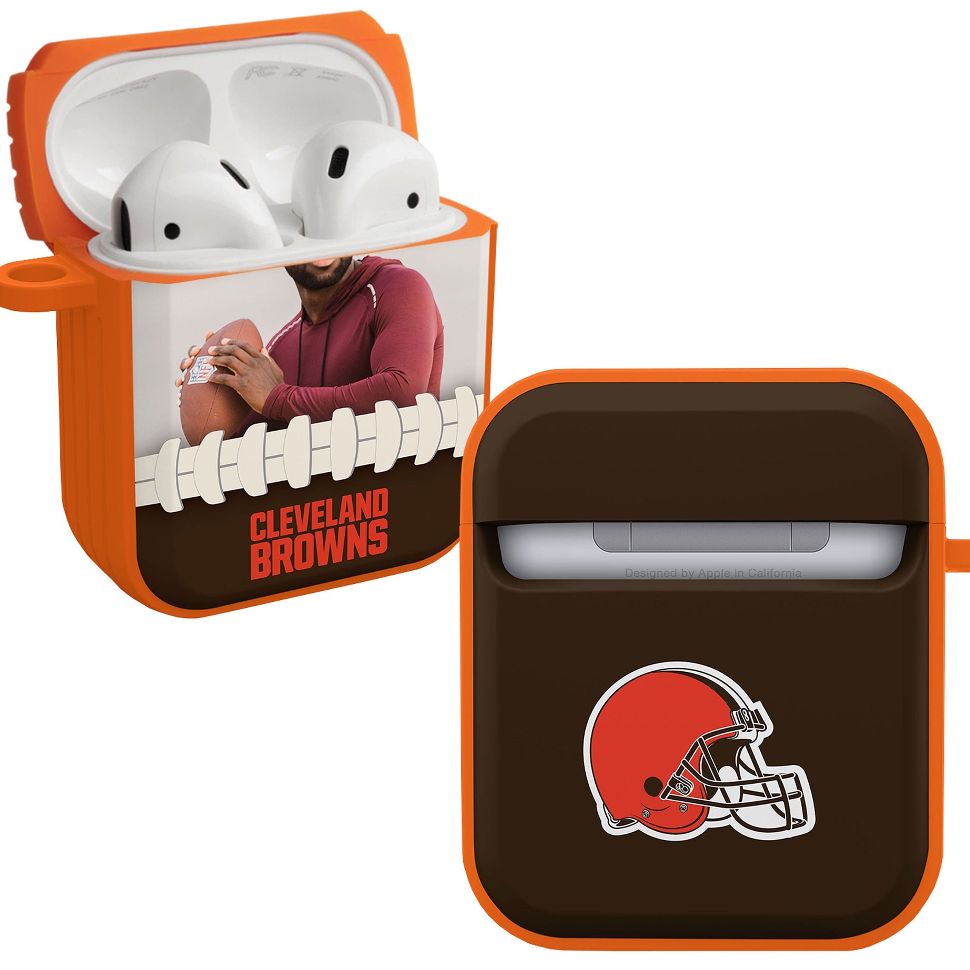 Cleveland Browns Custom Photo HDX Apple AirPods Gen 1 & 2 Case Cover