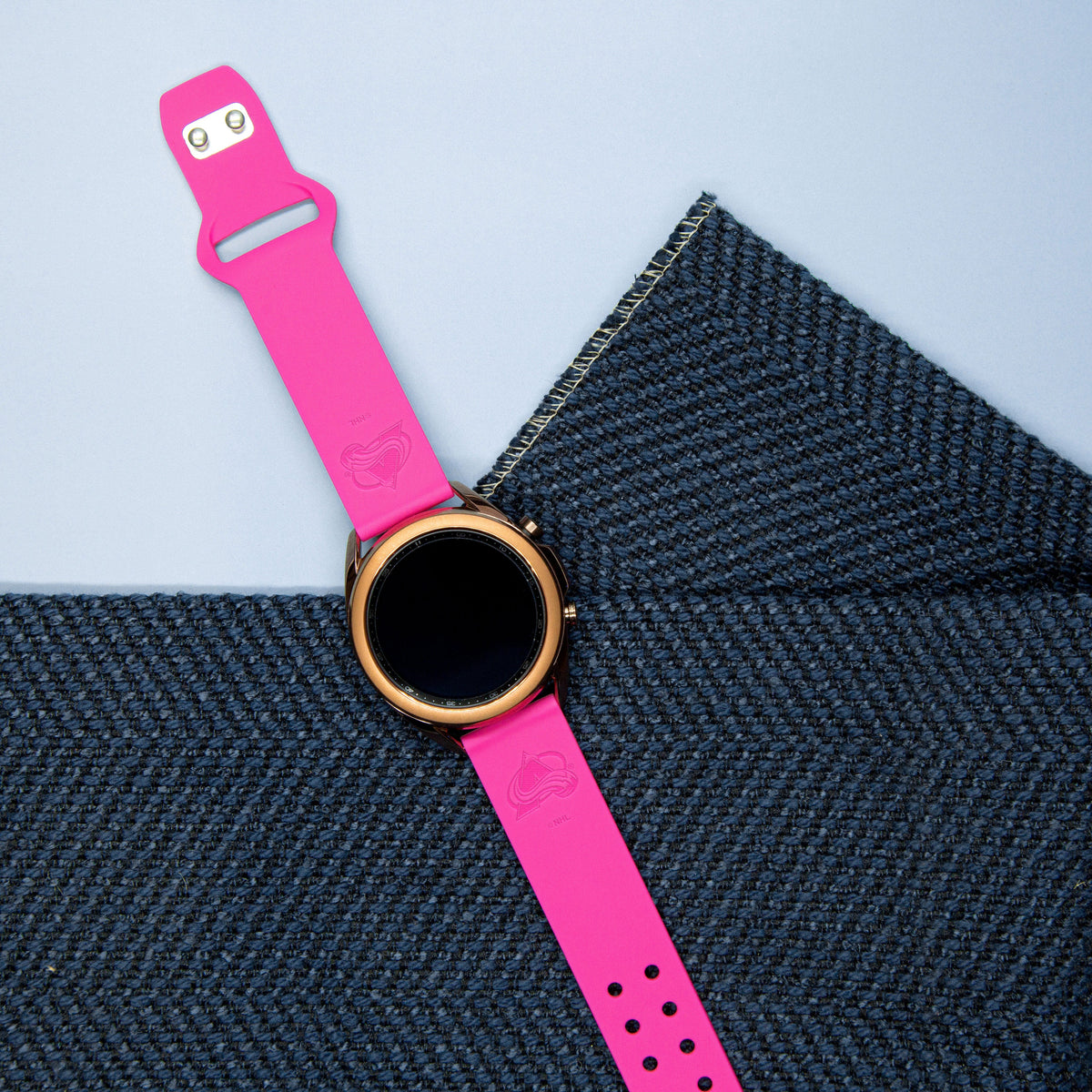 Game Time Colorado Avalanche Engraved Silicone Watch Band