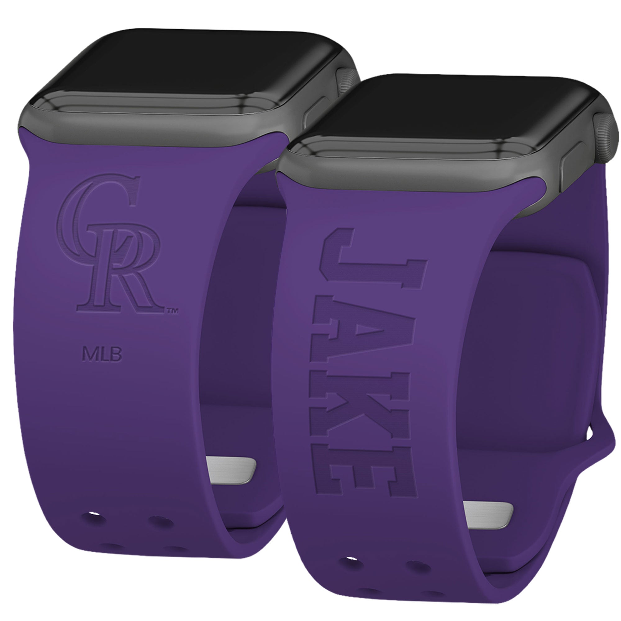 Colorado Rockies Custom Engraved Apple Watch Band
