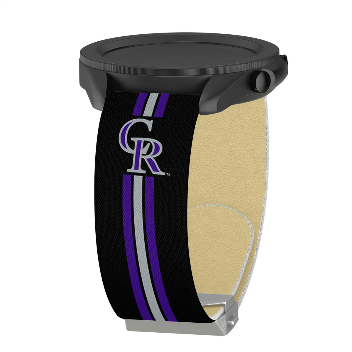 Game Time Colorado Rockies Signature Series Quick Change Watch Band With Engraved Buckle