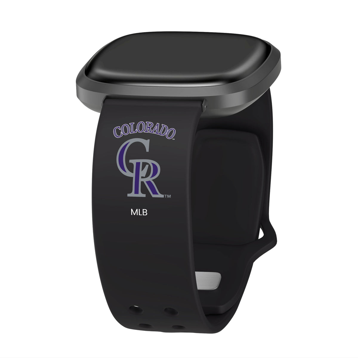 Colorado Rockies HD Elite Edition Fitbit Versa 3 &amp; Sense Watch Band