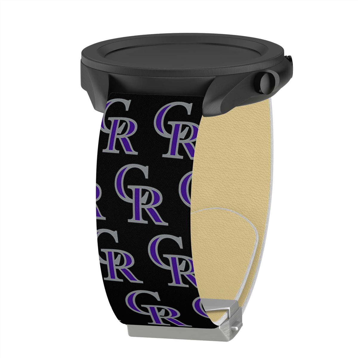 Game Time Colorado Rockies Signature Series Quick Change Watch Band With Engraved Buckle