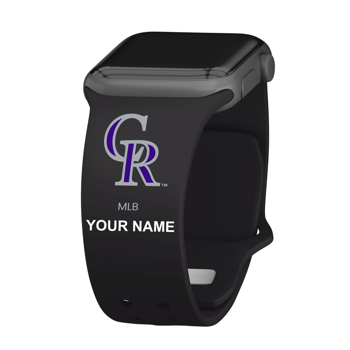 Colorado Rockies  HD Custom Name Apple Watch Band