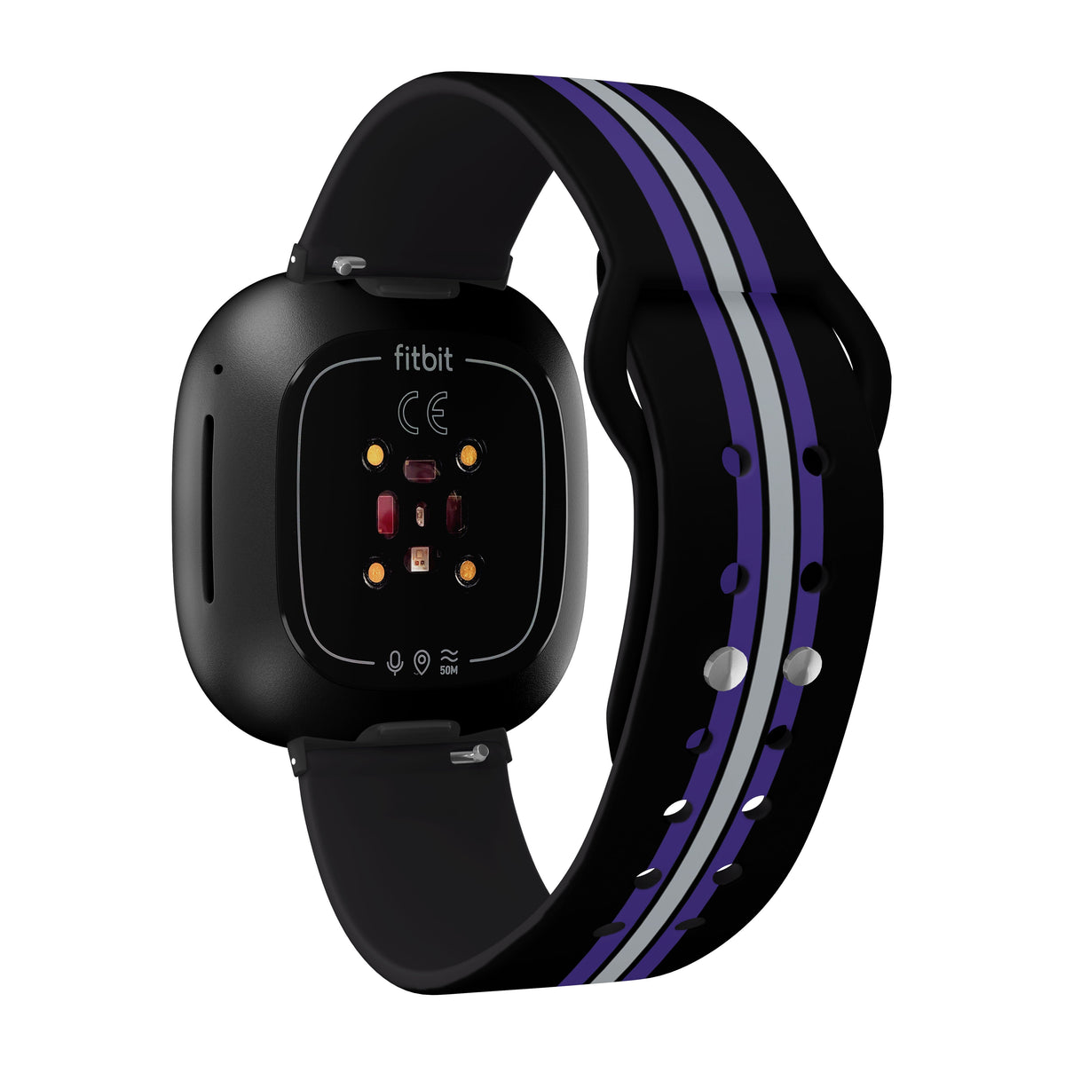 Colorado Rockies HD Fitbit Versa 3 and Sense Watch Band