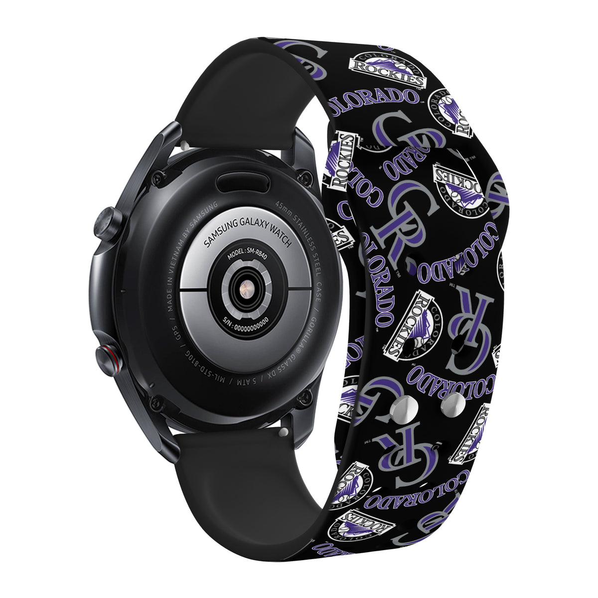 Game Time Colorado Rockies HD Watch Band