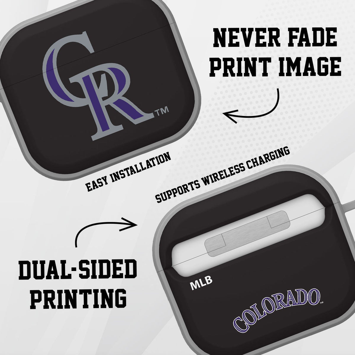 Colorado Rockies HDX Apple AirPods Gen 3 Case Cover