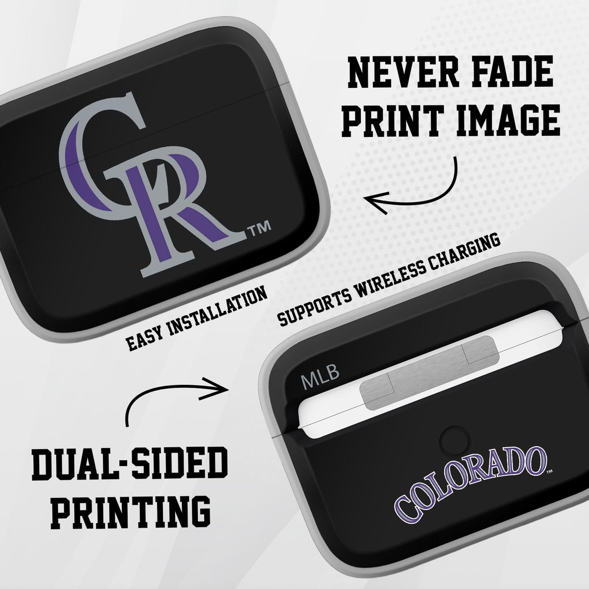 Colorado Rockies HDX Apple AirPods Pro Cover