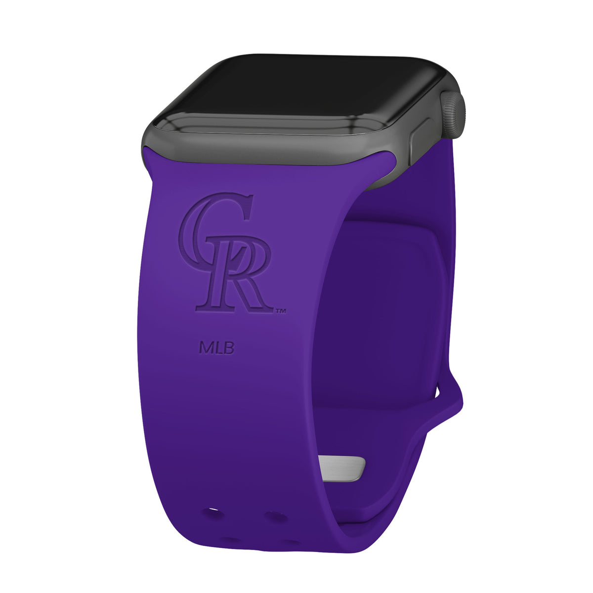Game Time Colorado Rockies Engraved Apple Watch Band