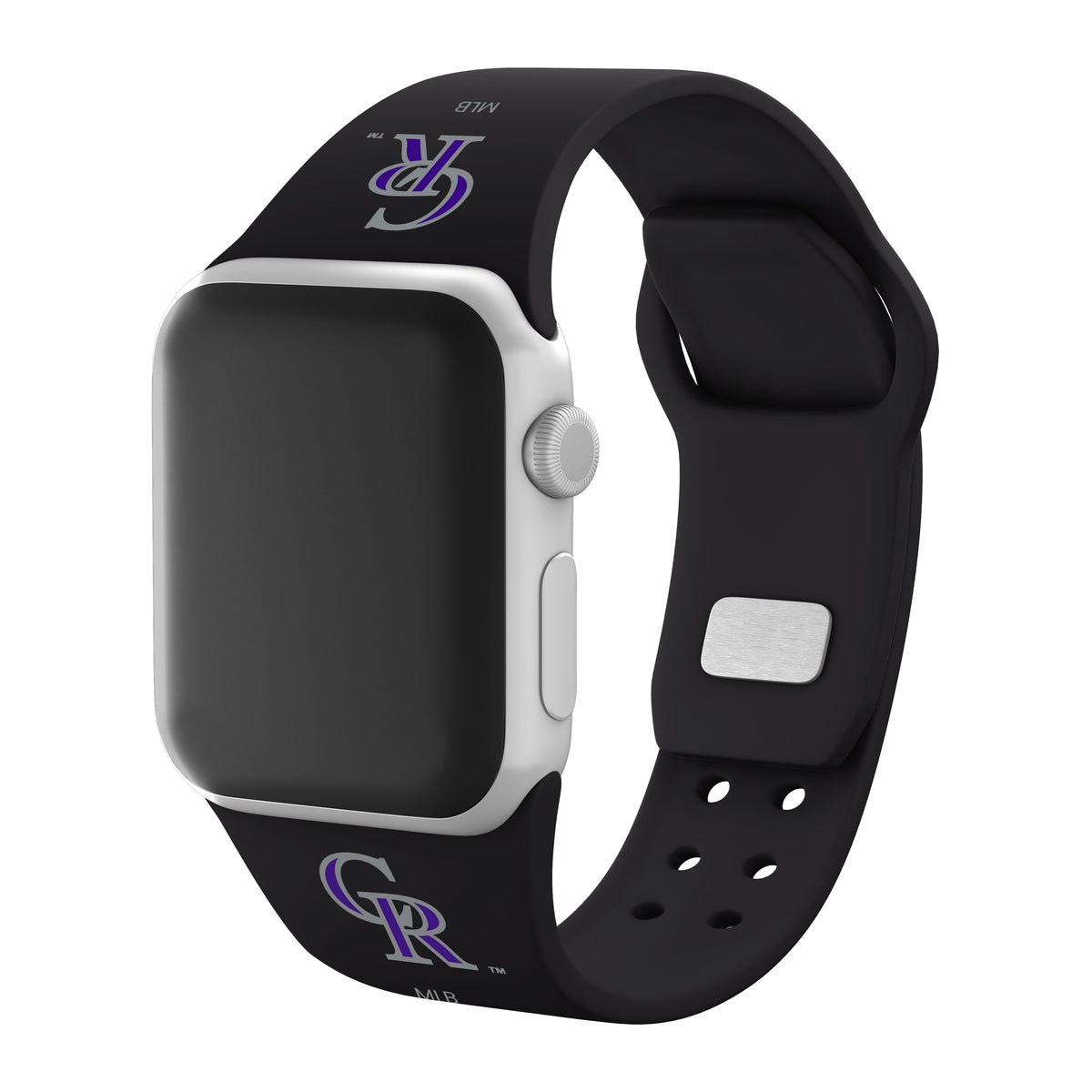 Colorado Rockies  Silicone Apple Watch Band - Game Time