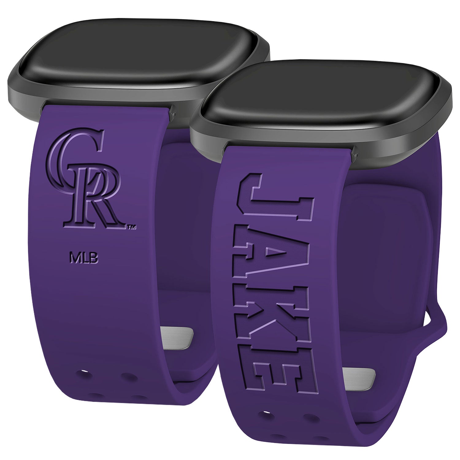Colorado Rockies Custom Engraved Fitbit Versa 3 and Sense Watch Band