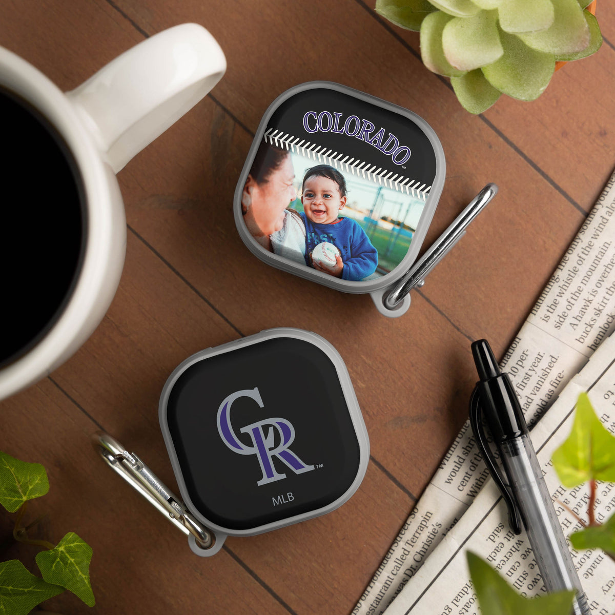 Colorado Rockies Custom Photo HDX Samsung Galaxy Buds Pro Case Cover