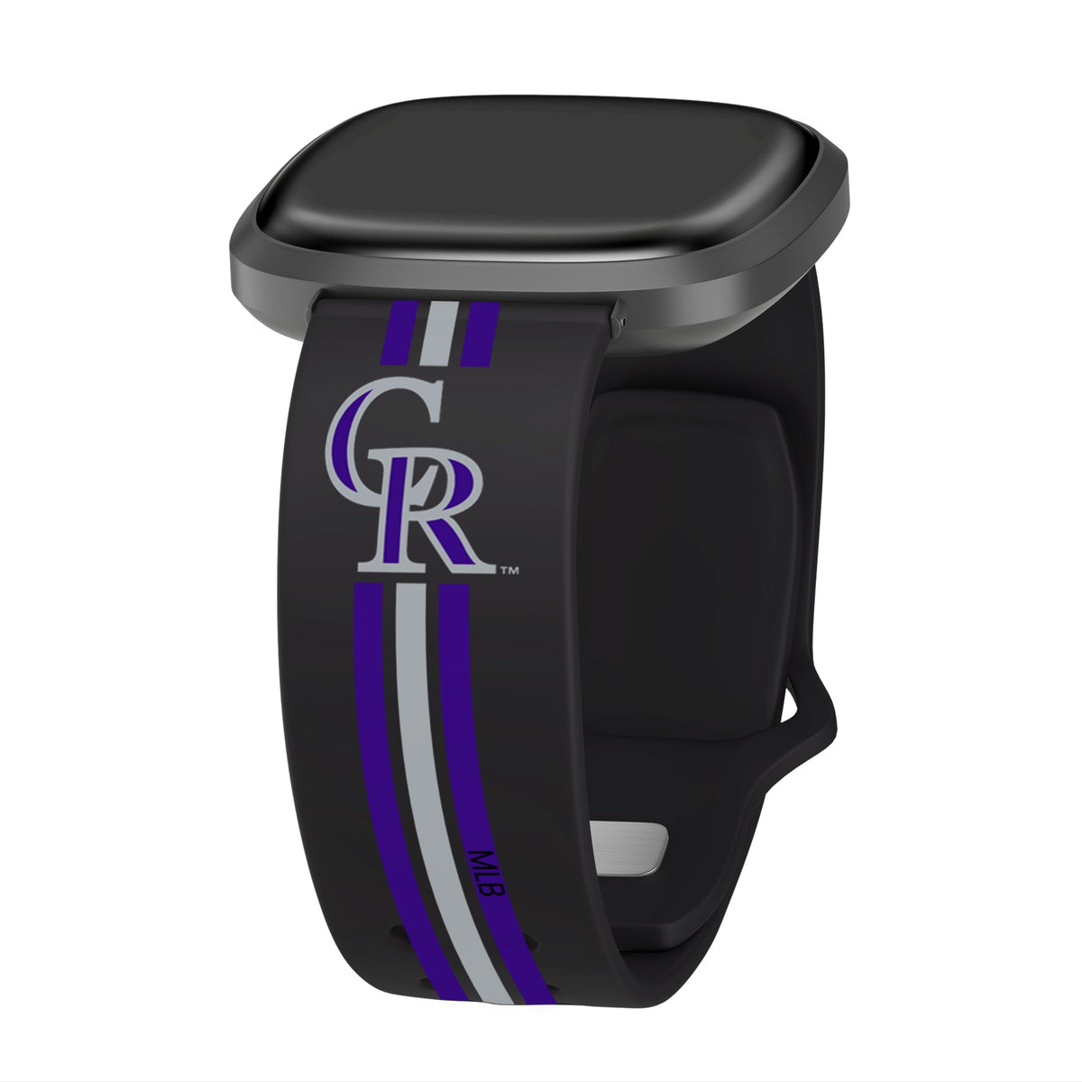 Colorado Rockies HD Fitbit Versa 3 and Sense Watch Band