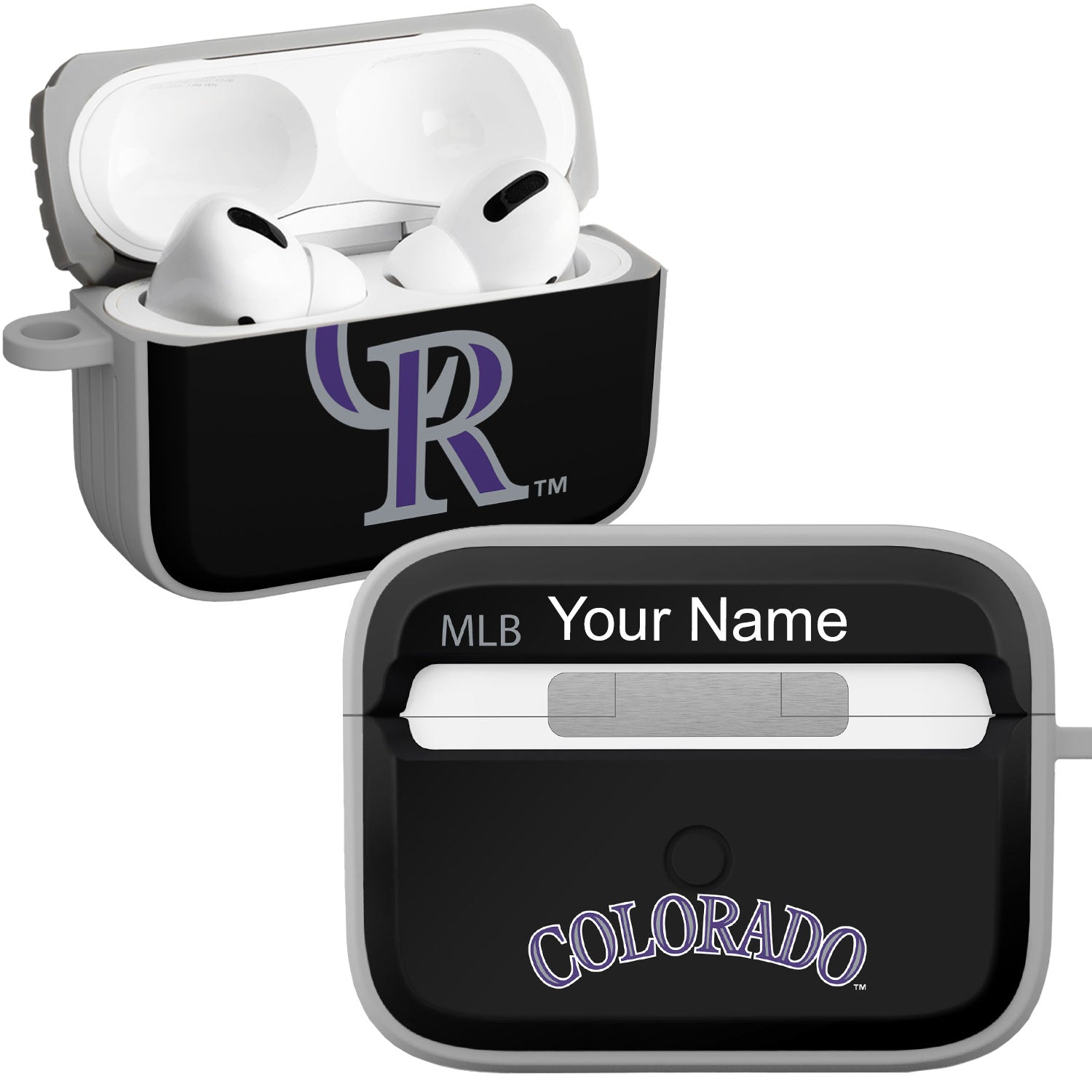 Colorado Rockies Custom HDX Apple AirPods Pro Cover (Classic)