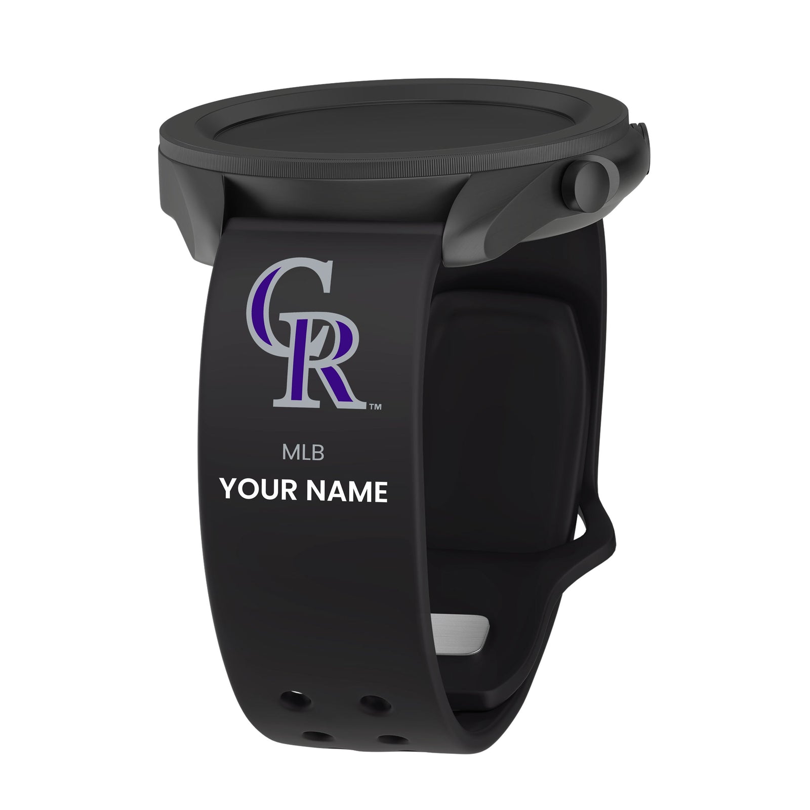 Colorado Rockies  HD Custom Name Watch Band Compatible with Samsung Galaxy Watch and more