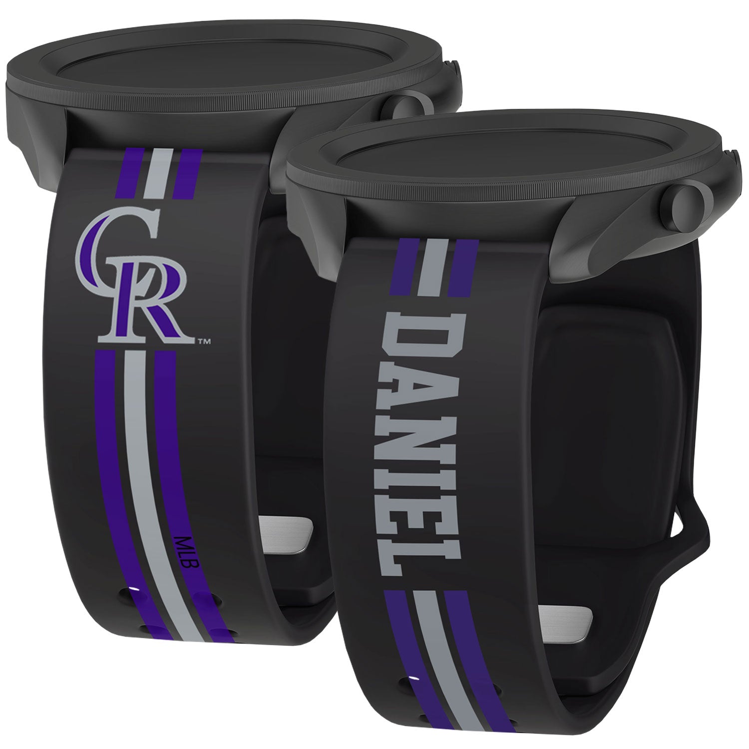 Colorado Rockies Custom Name HD Quick Change Watch Band