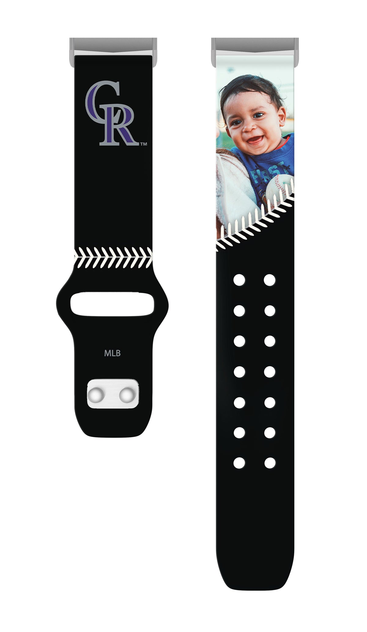 Colorado Rockies Custom Photo HD Fitbit Versa 3 &amp; Sense Band