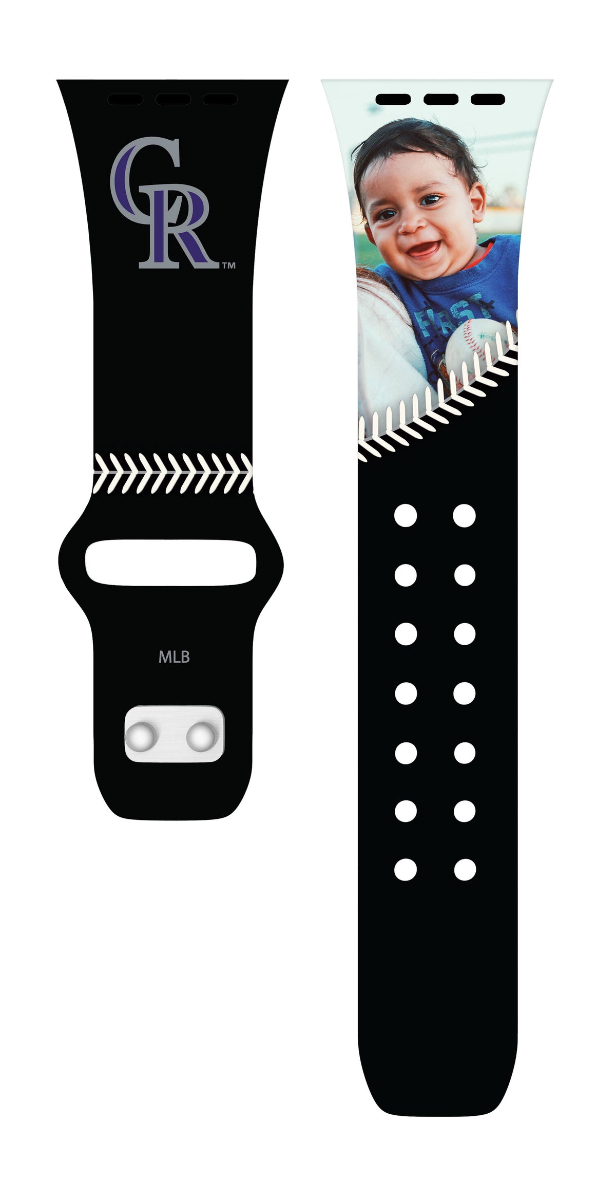 Colorado Rockies Custom Photo HD Apple Watch Band