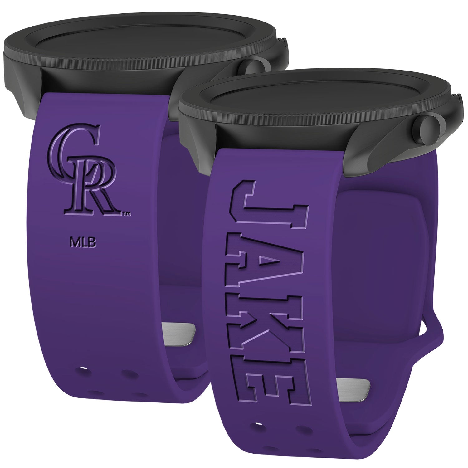 Colorado Rockies Custom Engraved Samsung Galaxy Watch Band