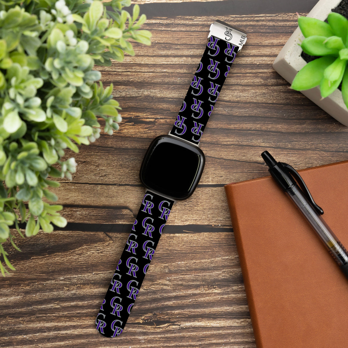 Colorado Rockies Signature Series FitBit Watch Band