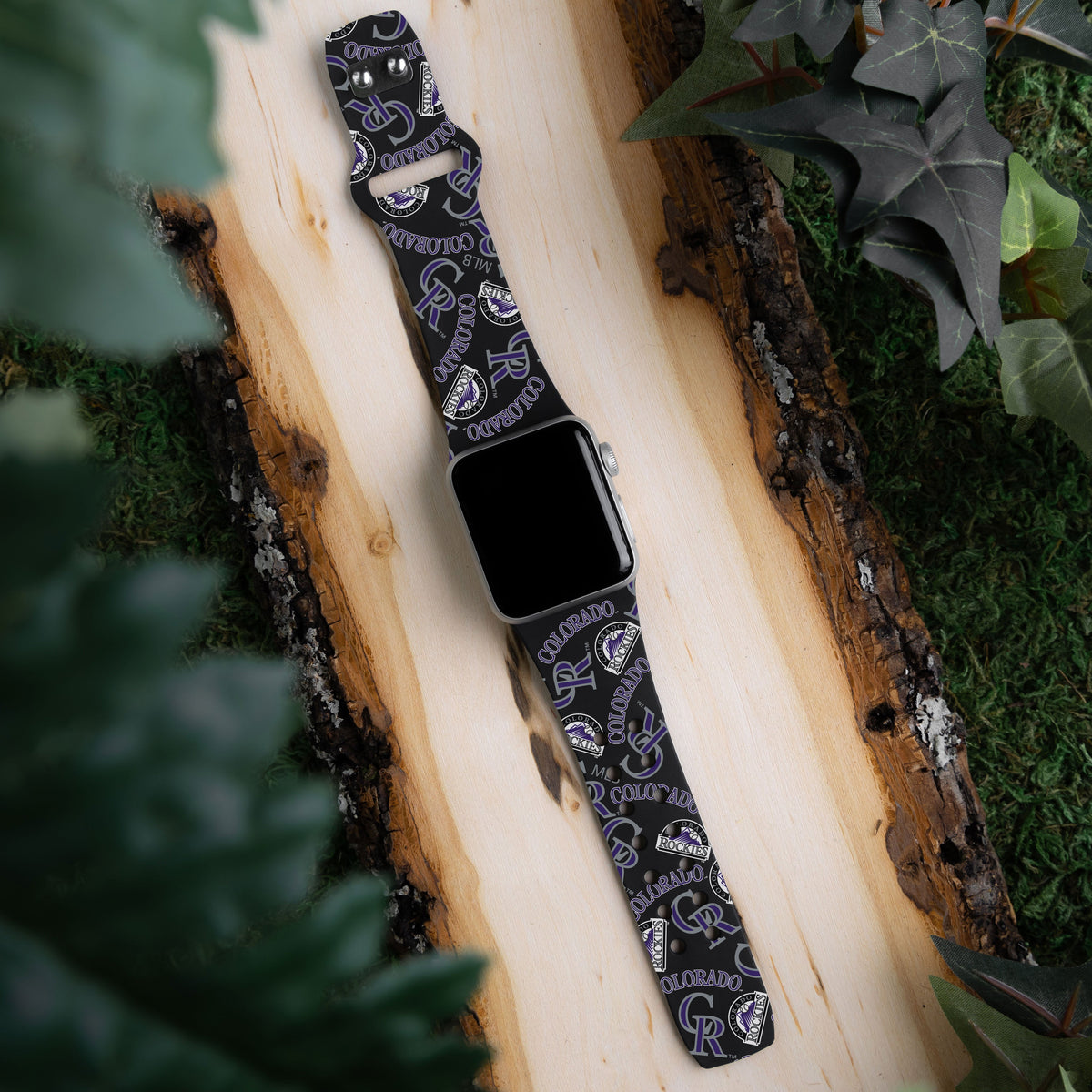 Colorado Rockies HD Apple Watch Band