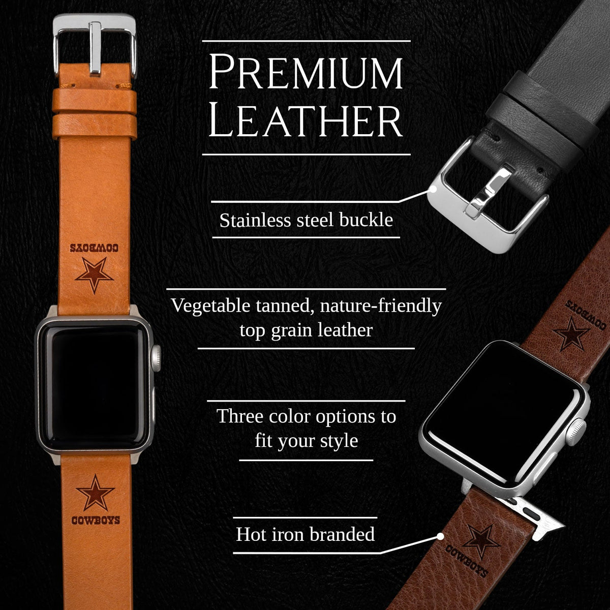 Cowboys discount iwatch band