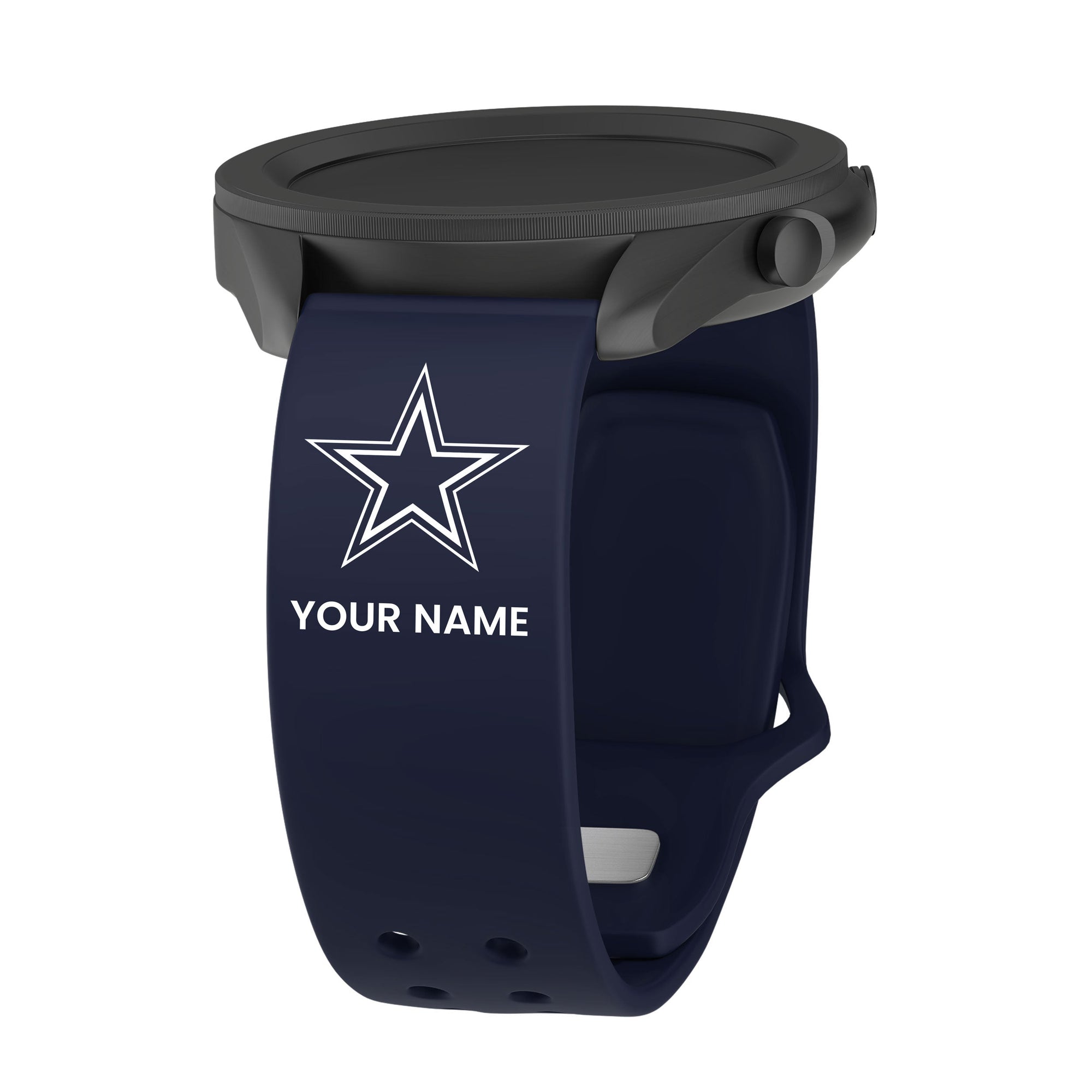 GAME TIME Dallas Cowboys Custom Name HD Quick Change Watch Band