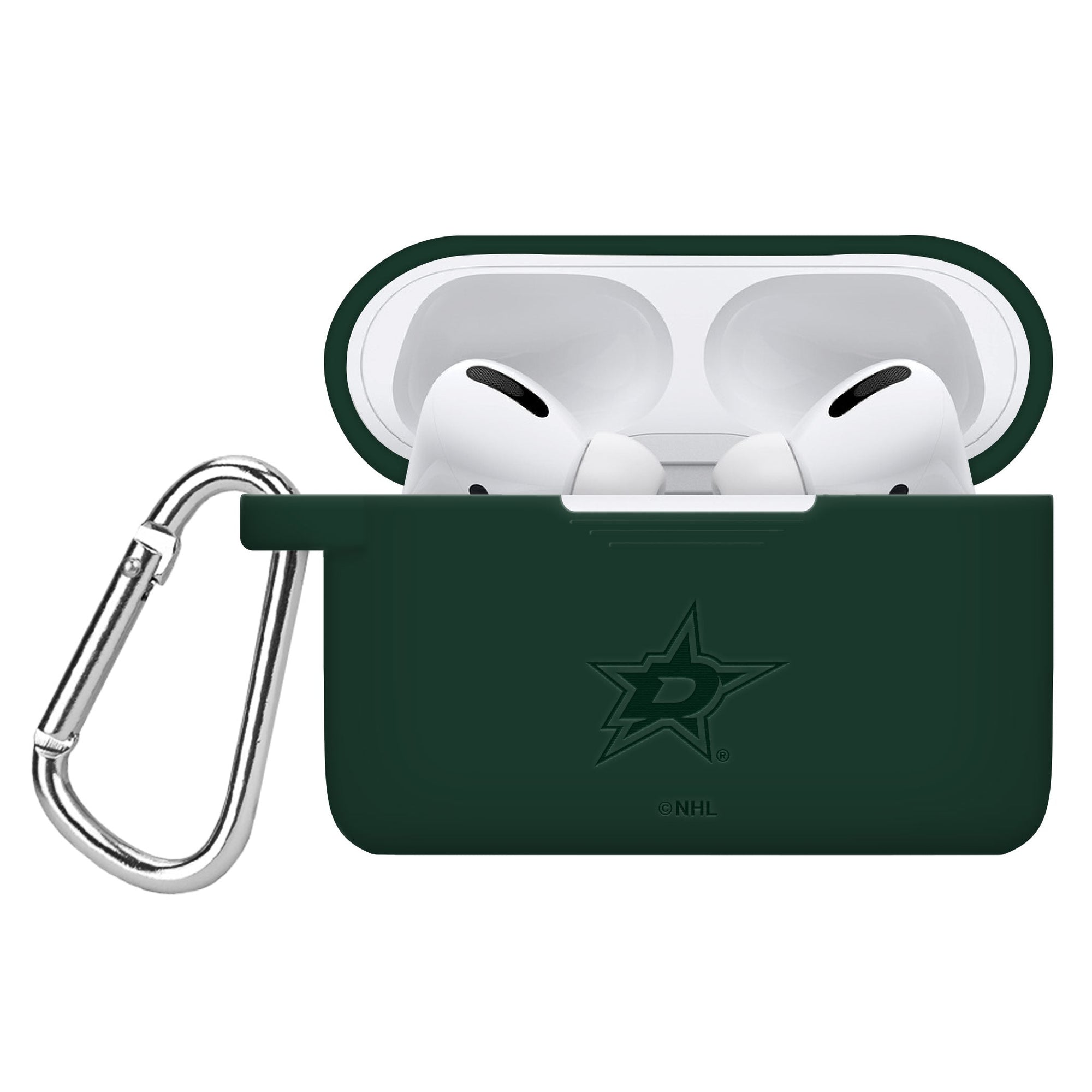 Game Time Dallas Stars Engraved Silicone AirPods Pro Case Cover
