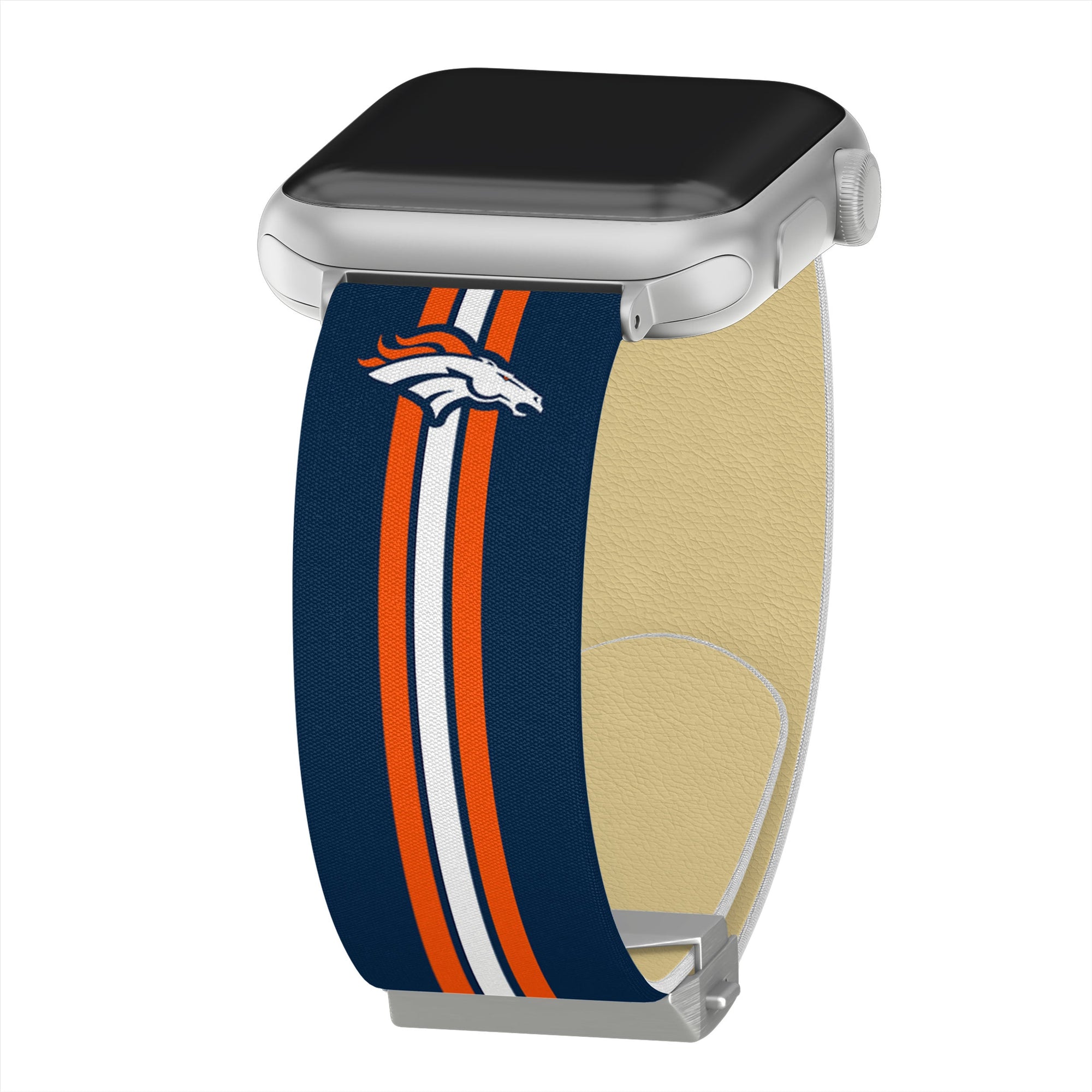 Game Time Denver Broncos  Signature Series Apple Watch Band With Engraved Buckle