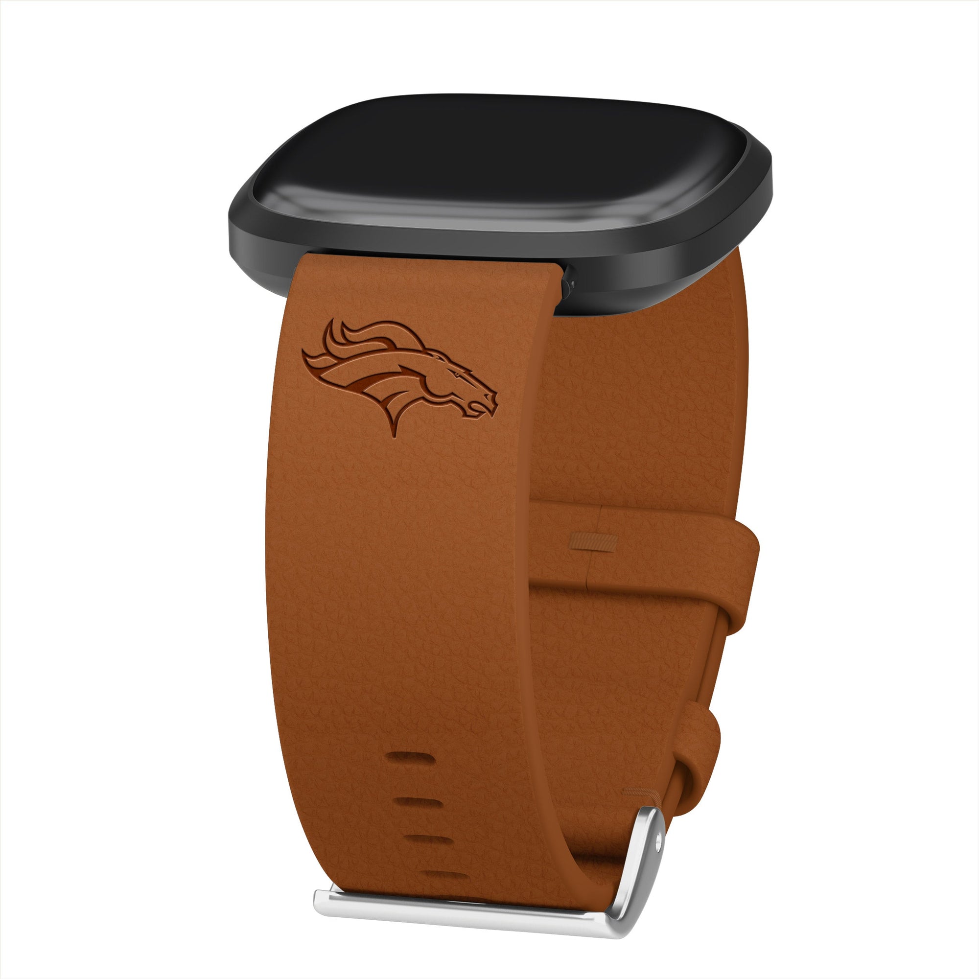 Denver Broncos Leather Fitbit Watch Band