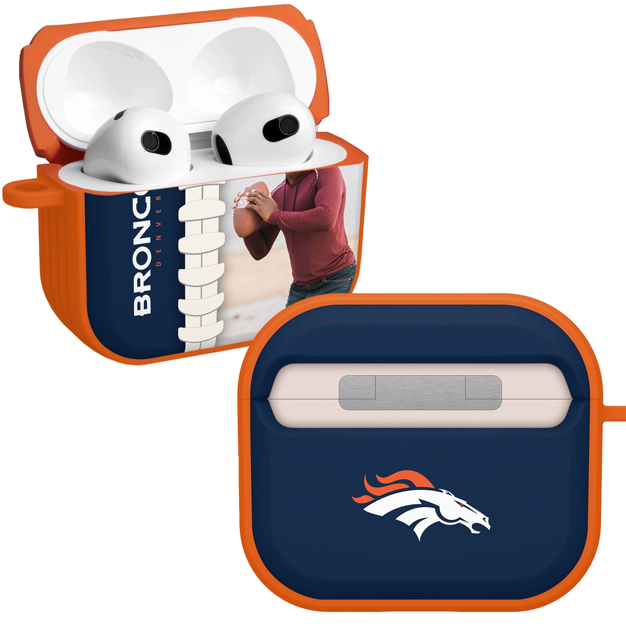 Denver Broncos Custom Photo HDX Apple AirPods Gen 3 Case Cover