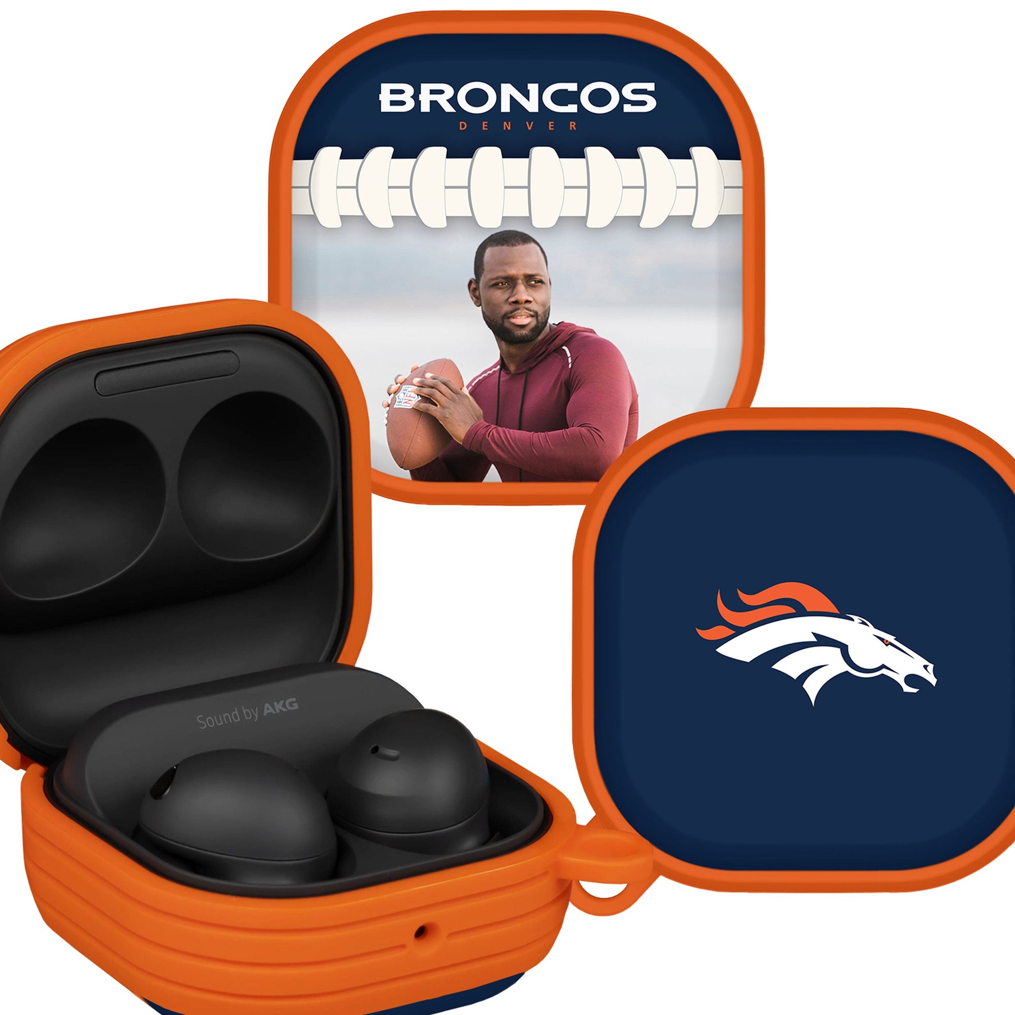 Denver Broncos Custom Photo HDX Samsung Galaxy Buds Pro Case Cover