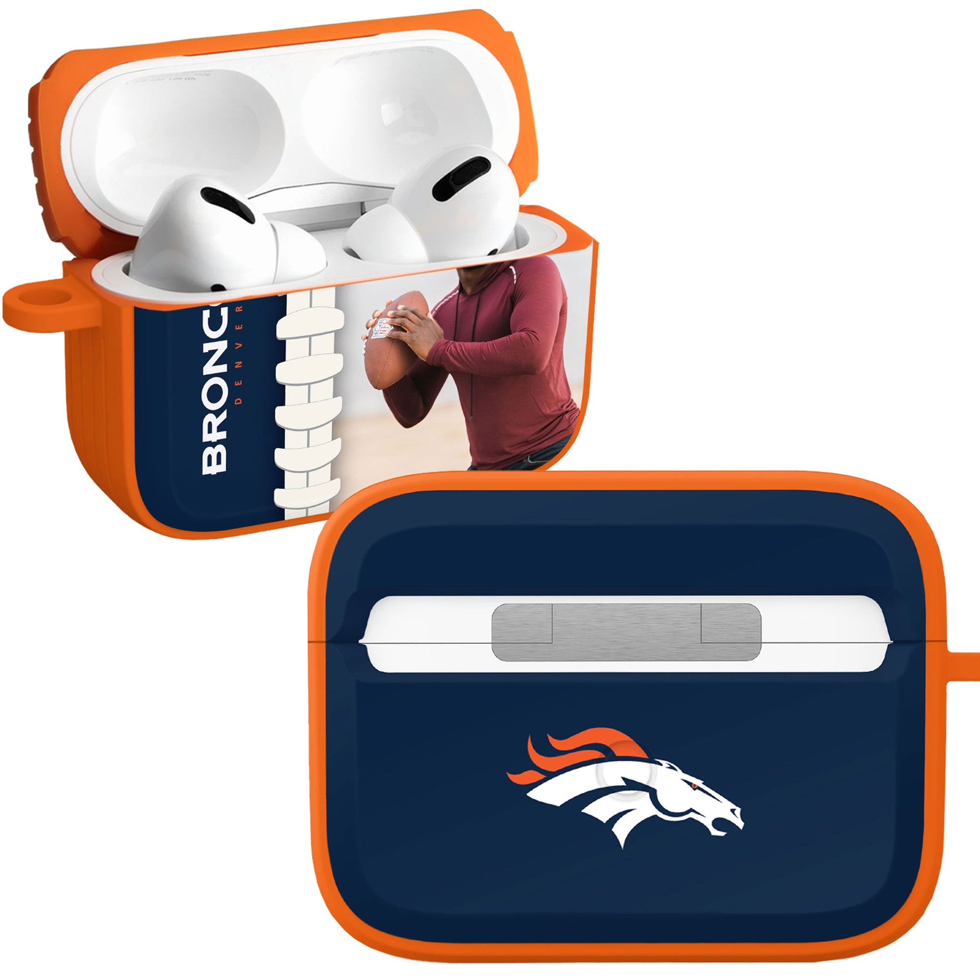 Denver Broncos Custom Photo HDX Apple AirPods Pro Case Cover