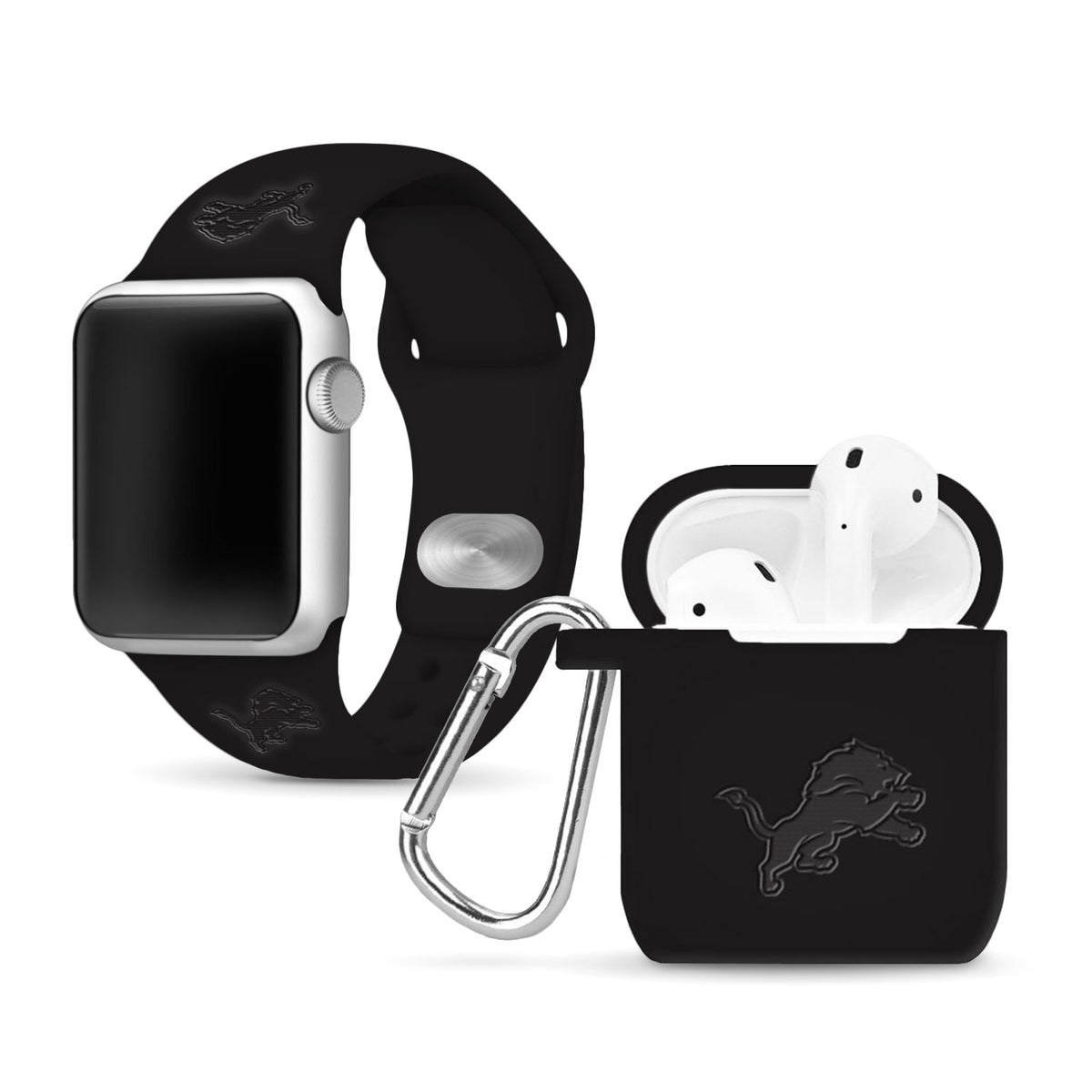 Game Time Detroit Lions Engraved Apple Combo Package