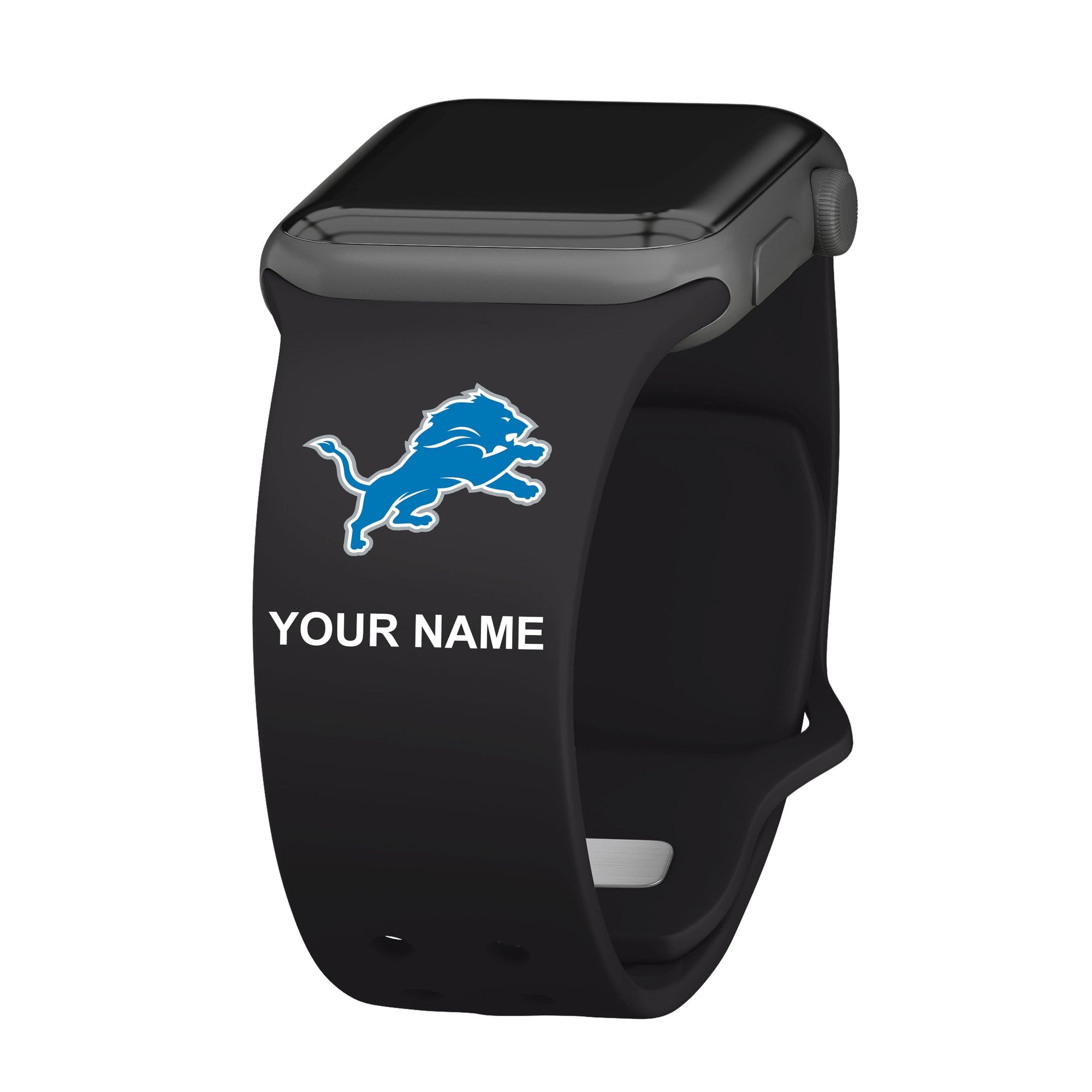 Detroit Lions Custom Name HD Apple Watch Band