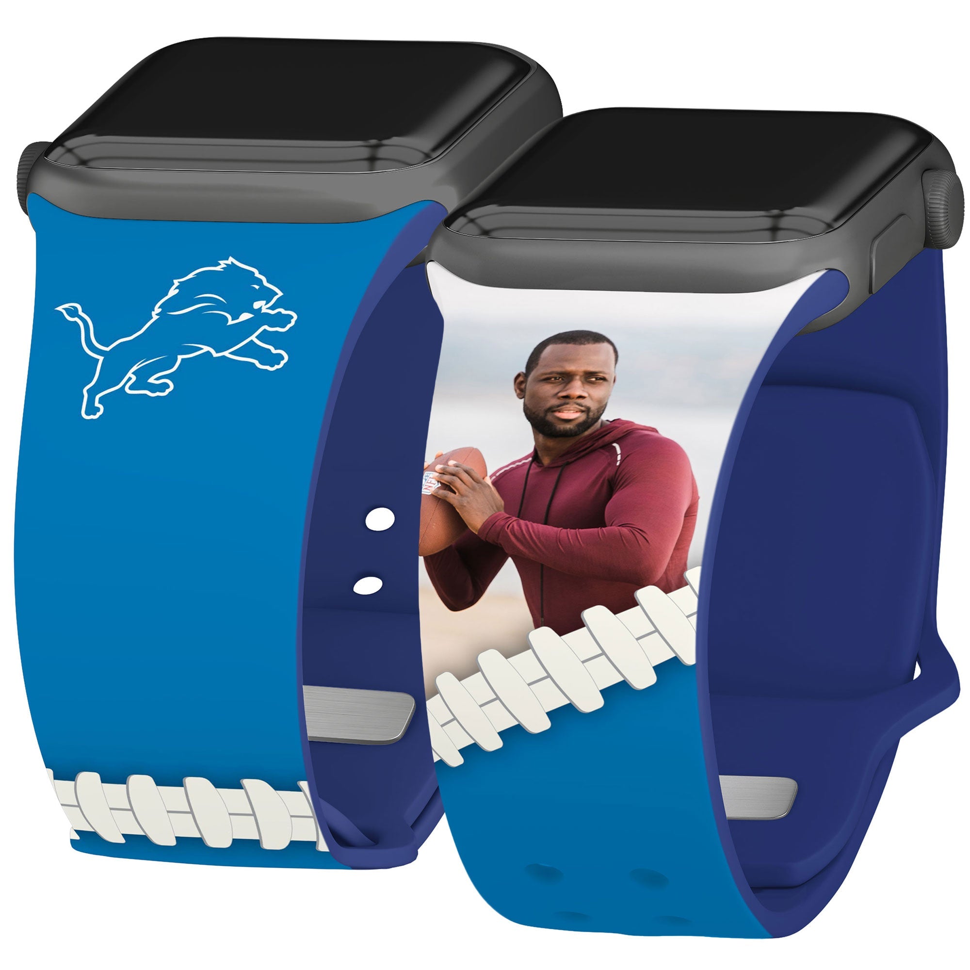 Detroit Lions Custom Photo HD Apple Watch Band