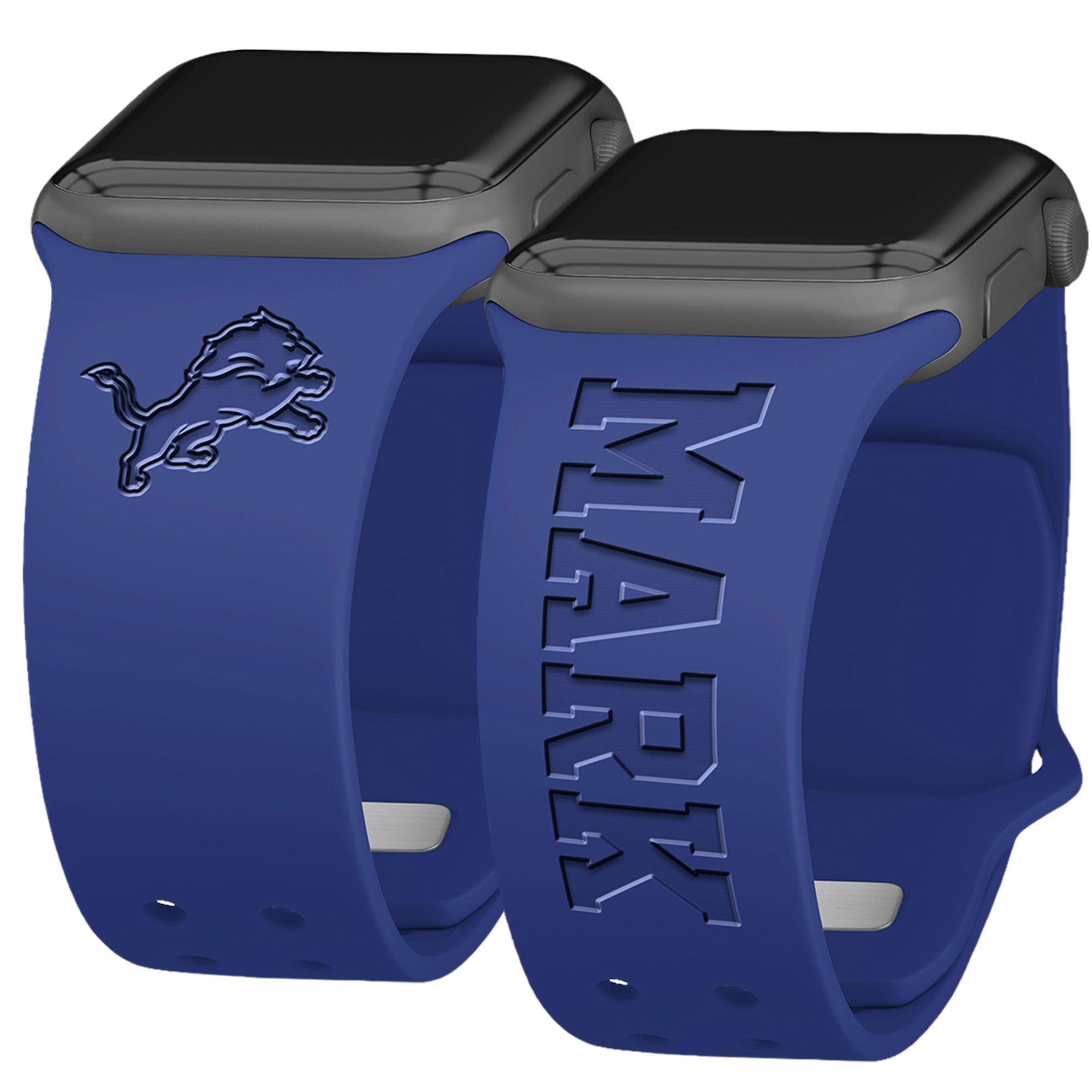 Detroit Lions Custom Engraved Apple Watch Band