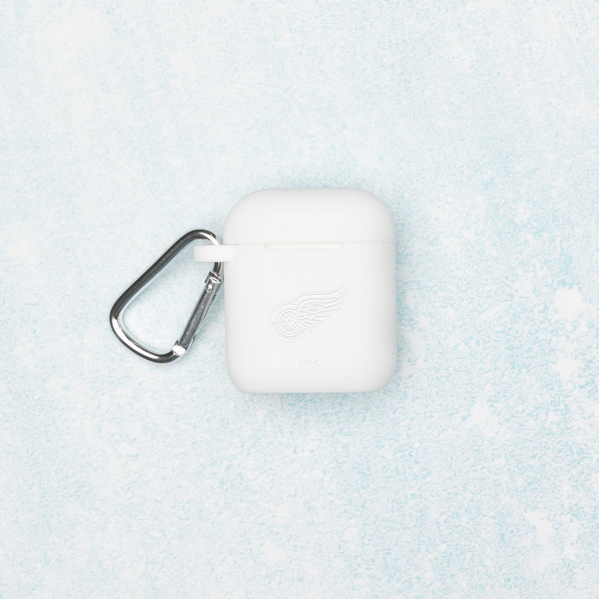 Game Time Detroit Red Wings Engraved Silicone AirPods Case Cover