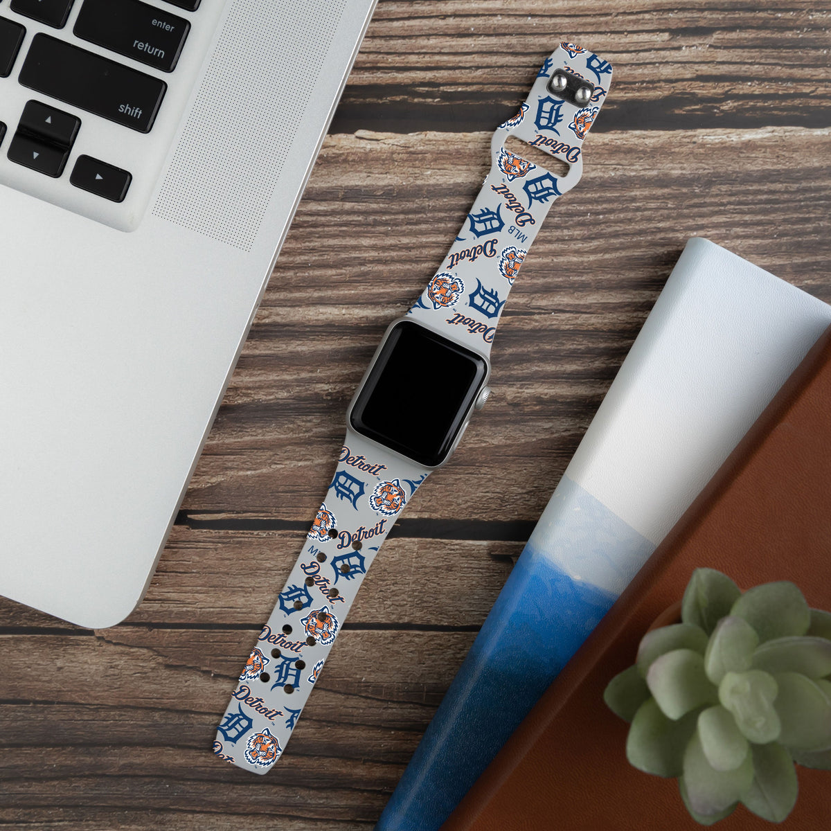 Detroit Tigers HD Apple Watch Band