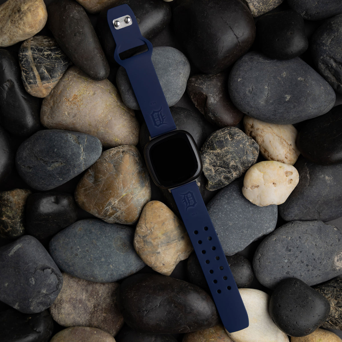 Game Time Detroit Tigers Engraved Silicone Sport Fitbit Watch Band