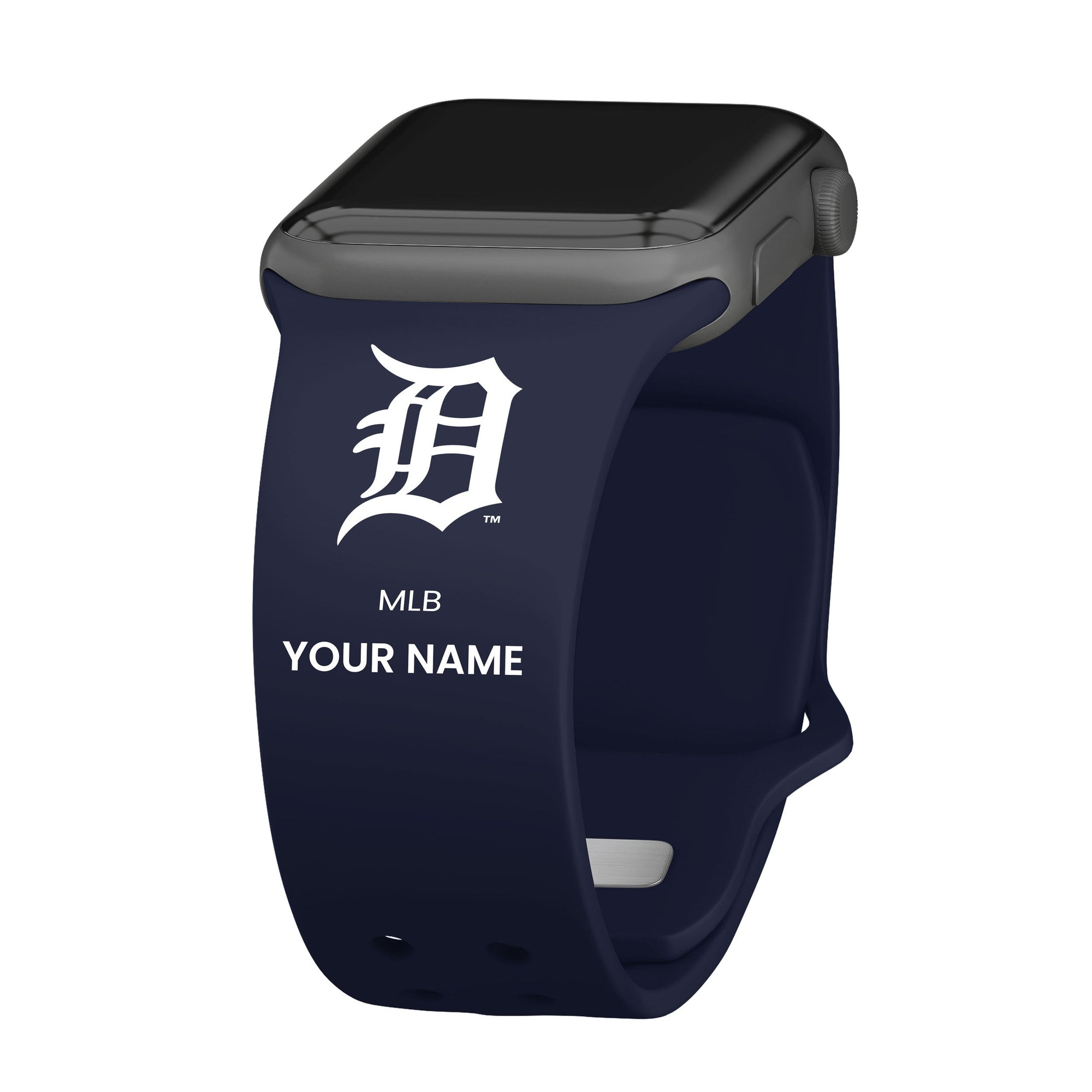 Detroit Tigers HD Custom Name Apple Watch Band