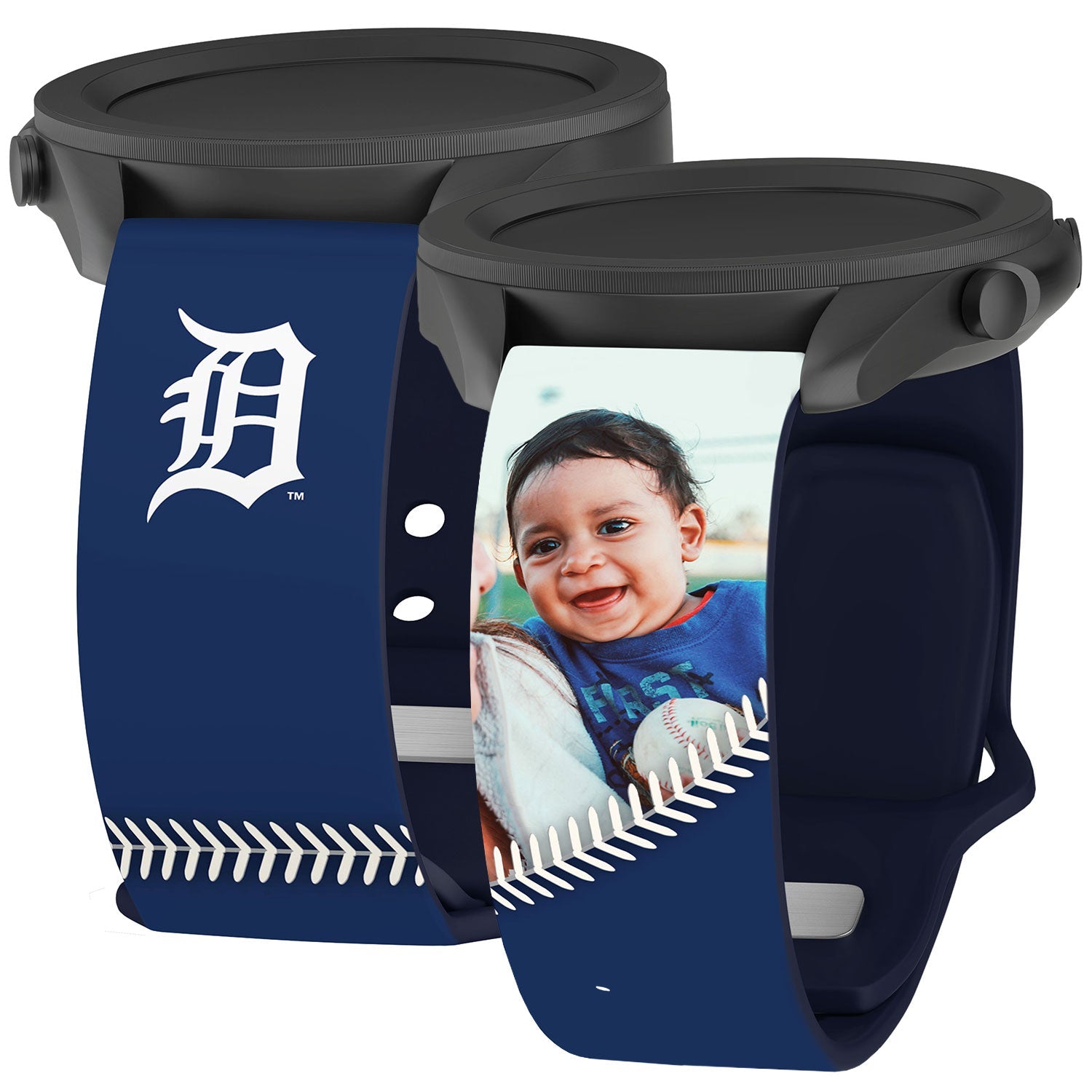 Detroit Tigers Custom Photo HD Samsung Galaxy Watch Band