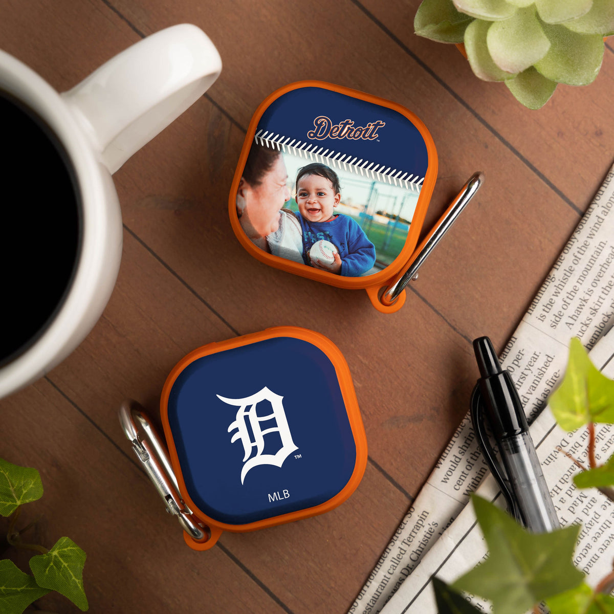 Detroit Tigers Custom Photo HDX Samsung Galaxy Buds Pro Case Cover