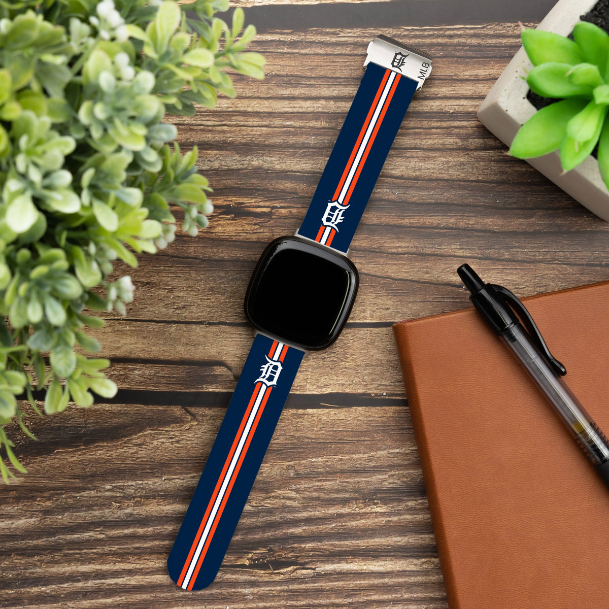 Detroit Tigers Signature Series FitBit Watch Band