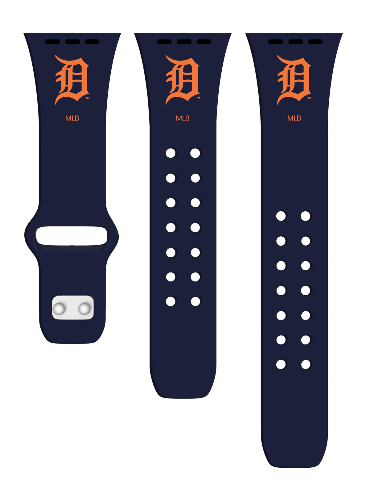 Detroit Tigers Silicone Apple Watch Band - Game Time