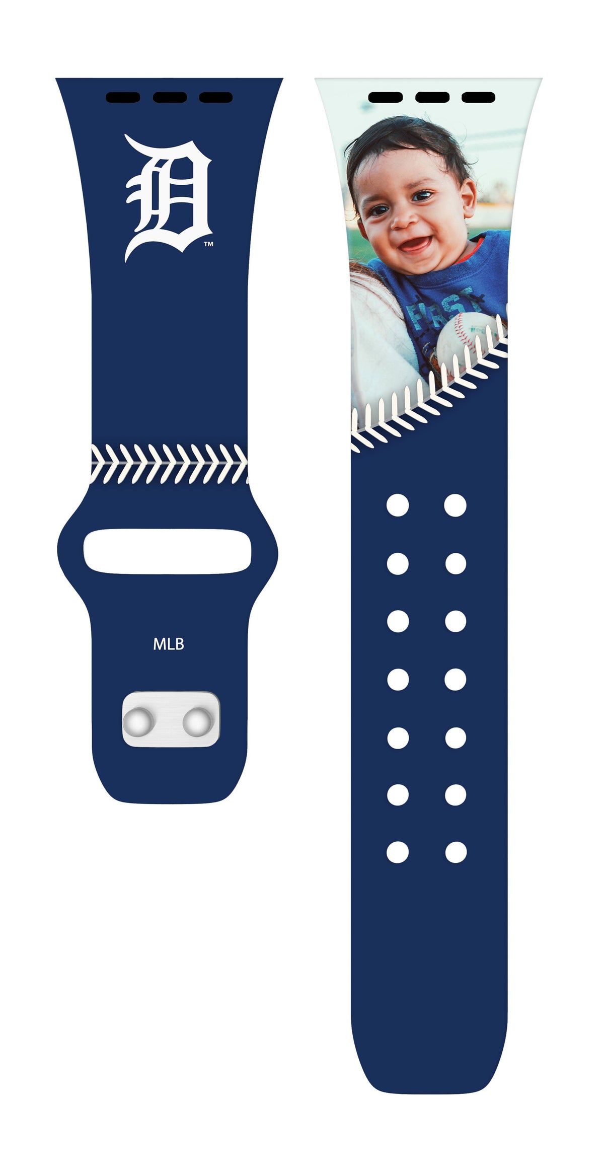 Detroit Tigers Custom Photo HD Apple Watch Band