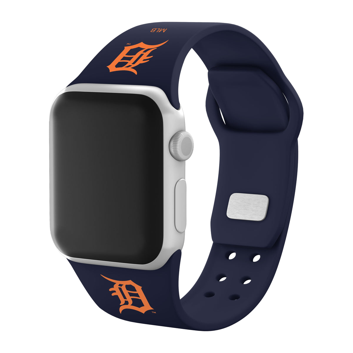 Detroit Tigers Silicone Apple Watch Band - Game Time