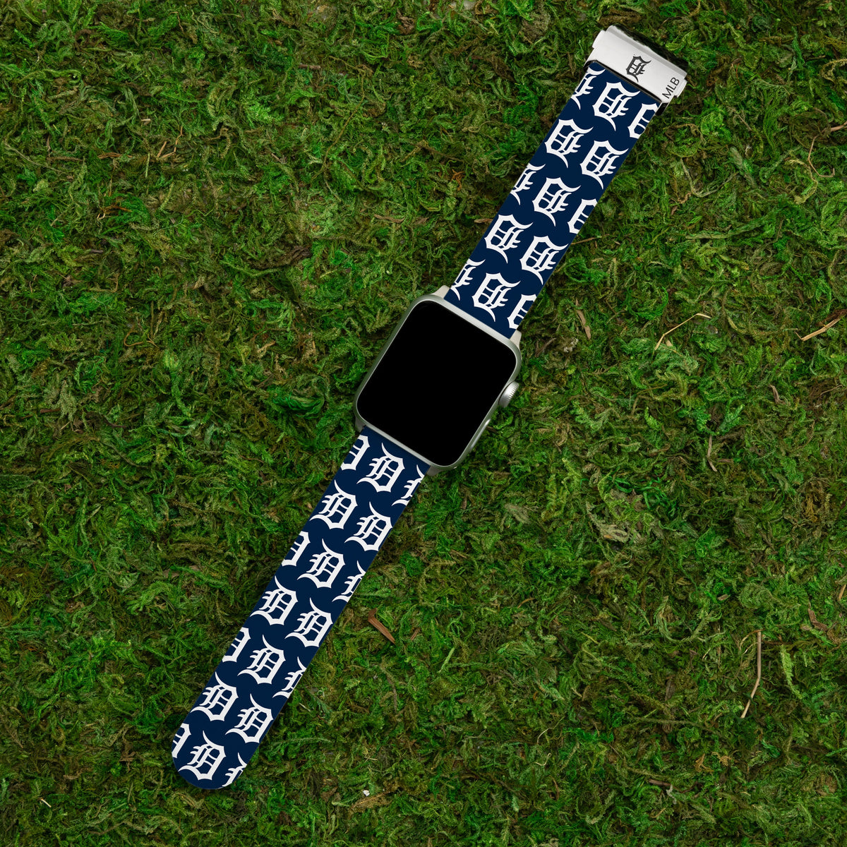 Game Time Detroit Tigers Signature Series Apple Watch Band With Engraved Buckle