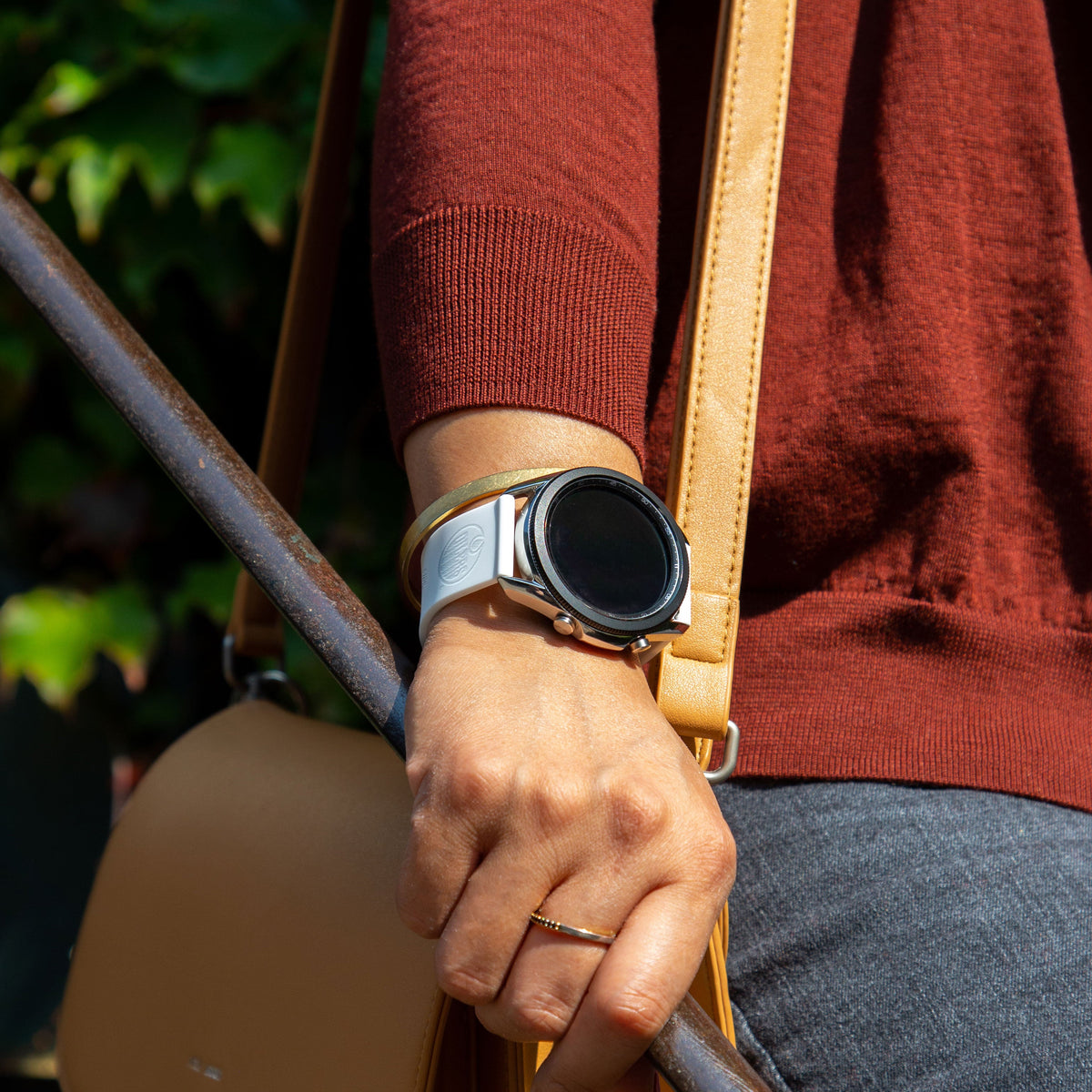 Game Time Edmonton Oilers Engraved Silicone Watch Band