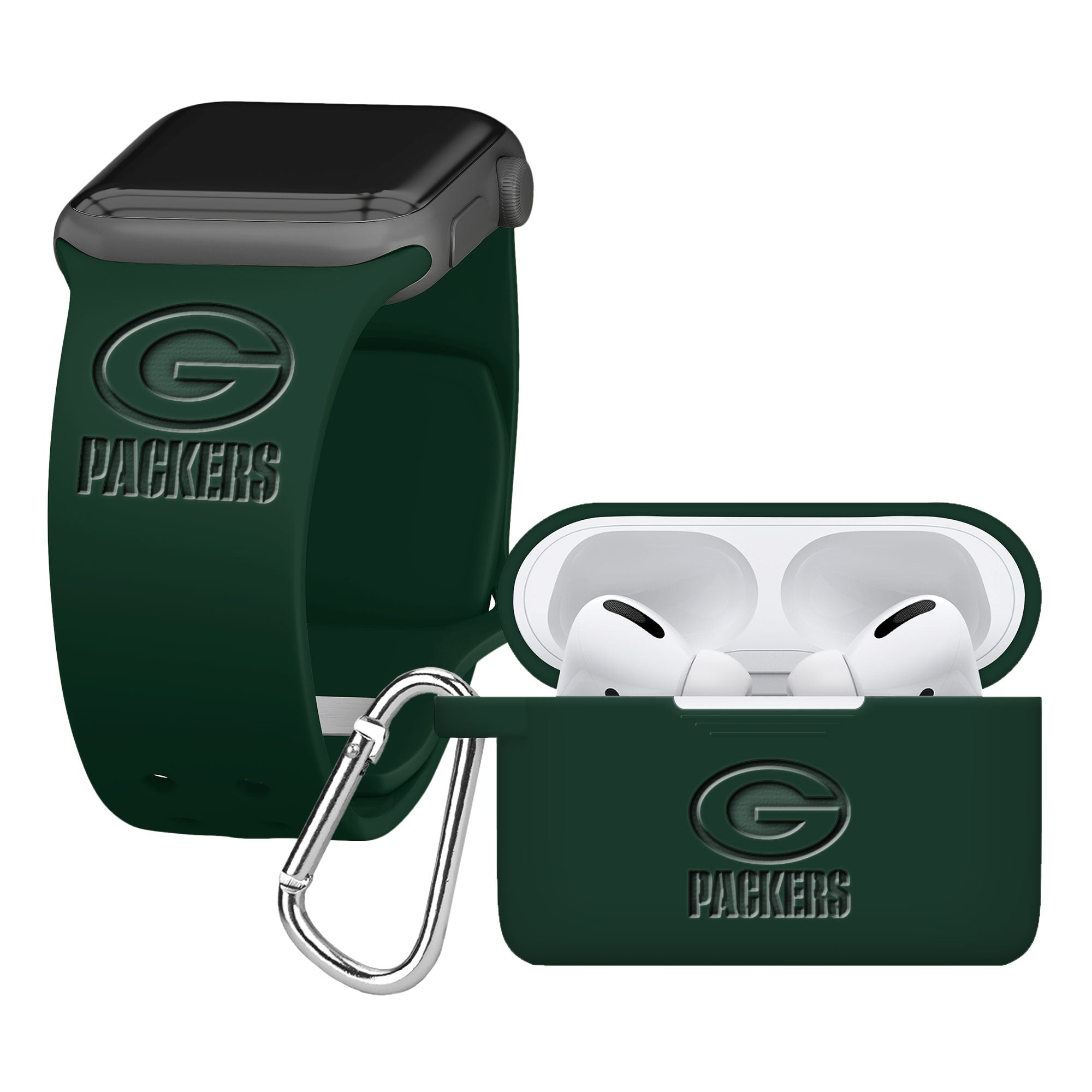 Game Time Green Bay Packers Engraved Apple Combo Pro Package